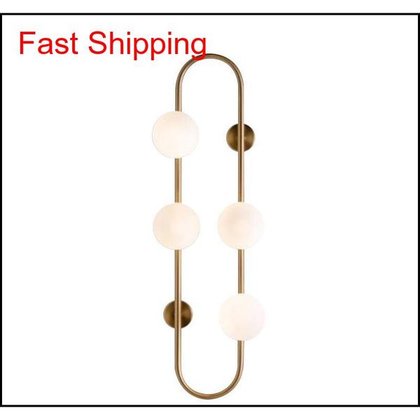 

nordic living room tv background wall glass ball lamp post-modern bedroom bedside l qyltmj bdenet