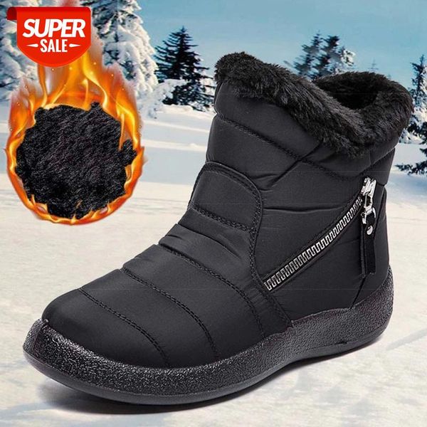 

women winter shoes fashion zip ankle boots for women shoes female low heel boots luxury female femmes chaussures #f18h, Black
