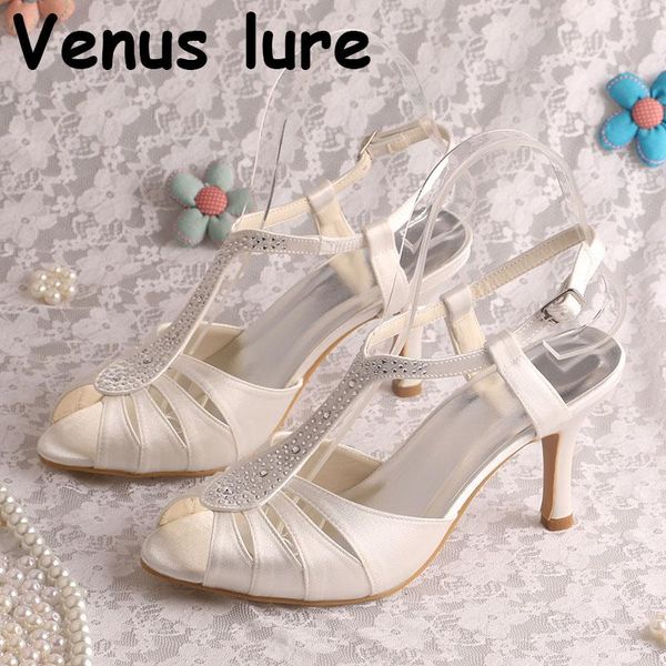 

dress shoes satin sandals party with crystals open toe summer thin heel, Black