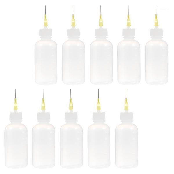 

storage bottles & jars 10pcs plastic applicator glue with needle heads