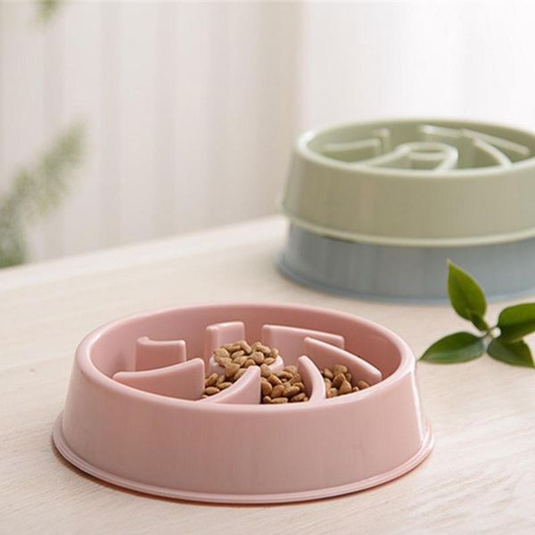 

dog bowls & feeders pet cat slow eat bowl puppy feeder health diet obesity supplies water and container