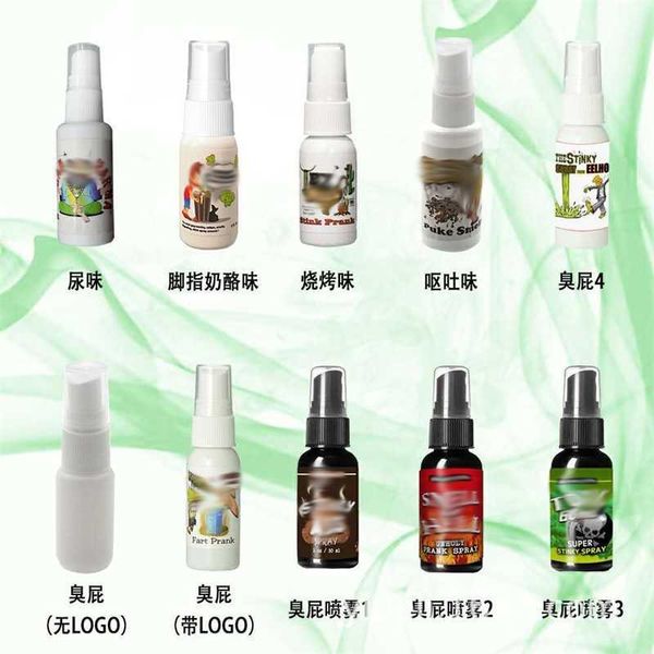 

new stinky spray, whole toy, spoof.