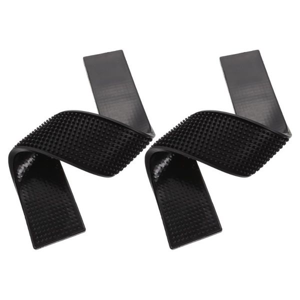 

mats & pads 1 set 2pcs practical pvc kitchen anti-skid bar (black)
