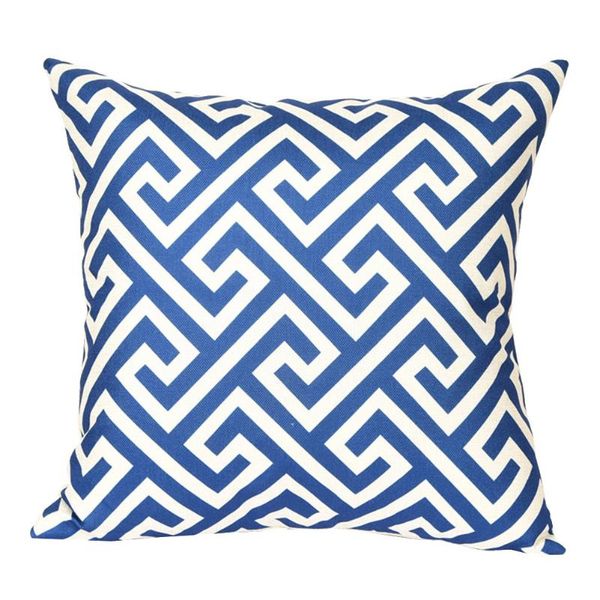 

pillow case linen fashion 45*45cm simple geometric abstract pillowcase home car cushion without core one bag