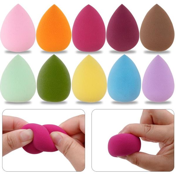 

sponges, applicators & cotton 10/20/50pcs makeup sponge beauty foundation cosmetic puff set soft face make up blender washable dry and wet s