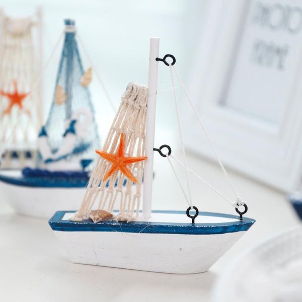 

decorative objects & figurines marine nautical creative sailboat mode room decor miniature small boat