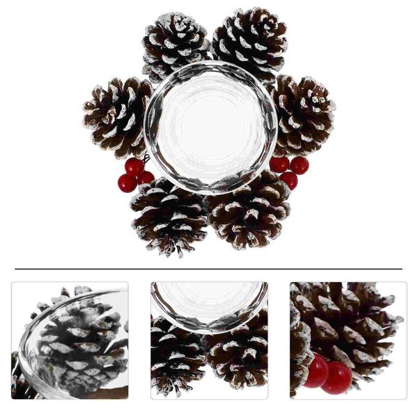 

candle holders 1 set of christmas wreath holder xmas decoration season