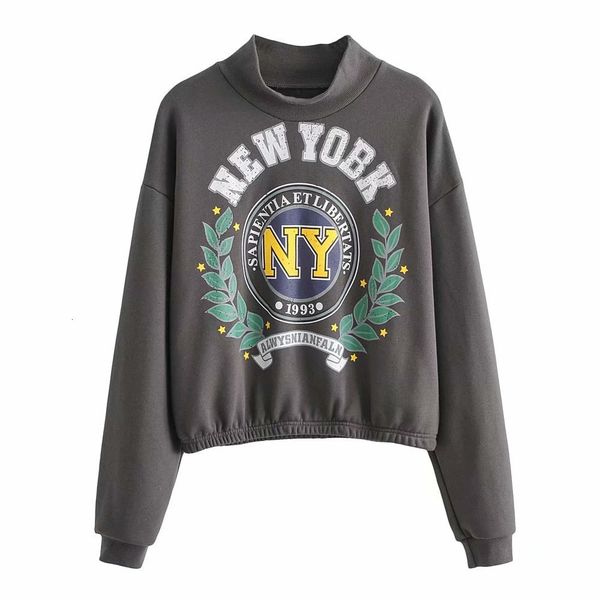 

hoodies t shirt women's front printed sweater 2803 in autumn 2021, Black