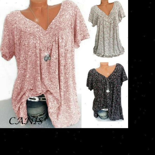 

women summer short sleeve floral blouses shirt woman v neck blouse casual loose shirts streetwear plus size  3xl, White