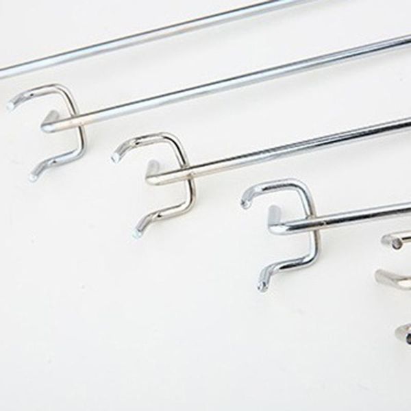 

hooks & rails hanging organizer pegboard hook for 2.5/3.2mm spacing holes 4/4.7mm heavy duty assortment in 5/10/15cm long craft tsl2