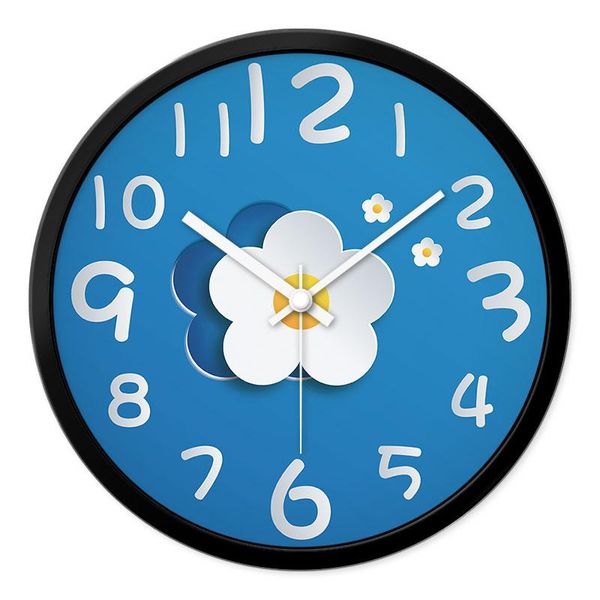 

wall clocks flower nordic modern minimalist fashion clock living room creative art watch restaurant bedroom personality mute