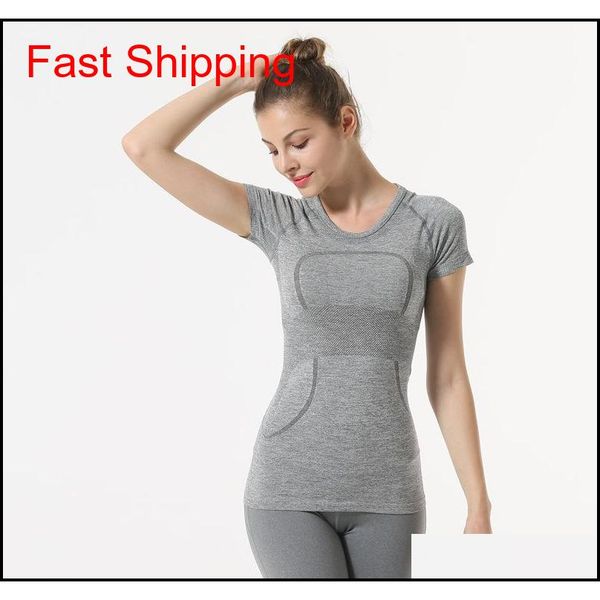 

motion short sleeve woman speed do close yoga jacket gym run training t shirt bodybuilding serve jllfdi yyysports, White;red