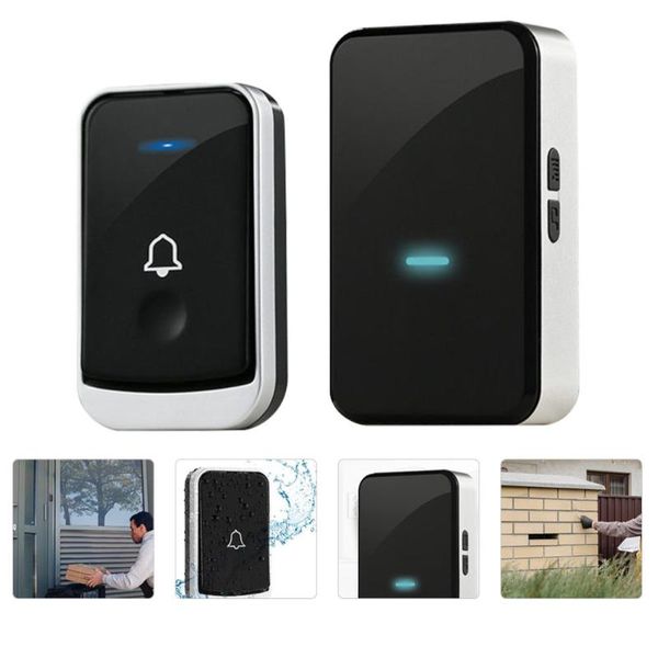 

other door hardware 1pc wireless doorbell waterproof chime remote controlling bell