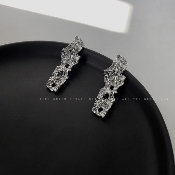 

stud earring women geometric earrings for woman fashion ladies jewelry girls silver color kpop party trendy zinc alloy kolczyki, Golden;silver