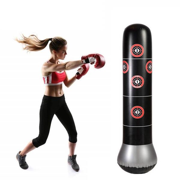 

sand bag inflatable punching bags stand sandbag fitness tanding boxing target children and adults pressure relief body building