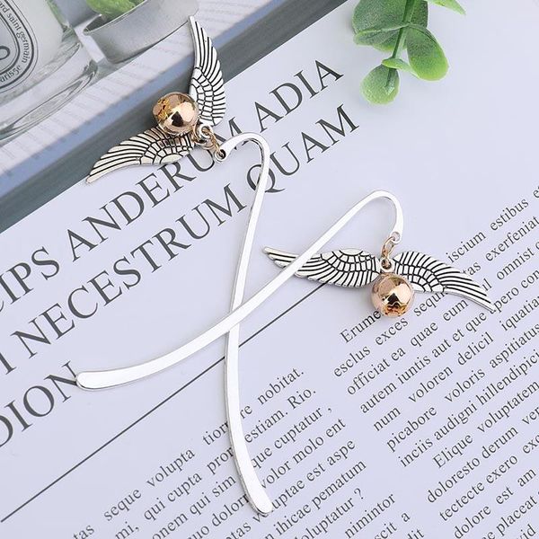 

bookmark 1 pcs creative wings ball gift metal silver kawaii stationery for reader
