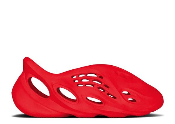 

2021 foam runner slippers vermilion cream clay moon gray mineral blue men womens sandals ochre ararat sand with box, Black