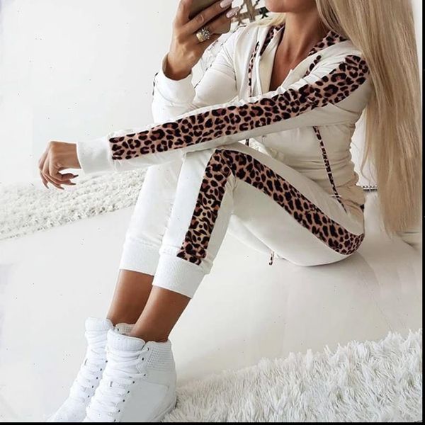 

2 piece set women hoodies pant clothing set warm clothes ladies patchwork tracksuit women set pants suit female, Gray