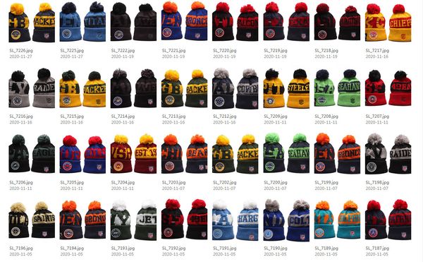 

winter beanie knitted hats sports teams baseball football basketball beanies caps women& men pom fashion winter caps, Blue;gray