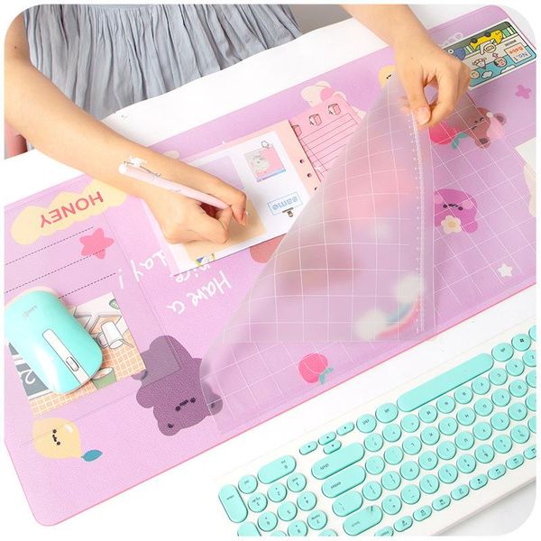 

mouse pads & wrist rests office mat cartoon business non-slip pad computer desk table lapcushion storage memo learning
