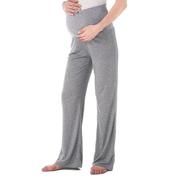 

maternity bottoms patpat 2021 arrival casual plain pants, White