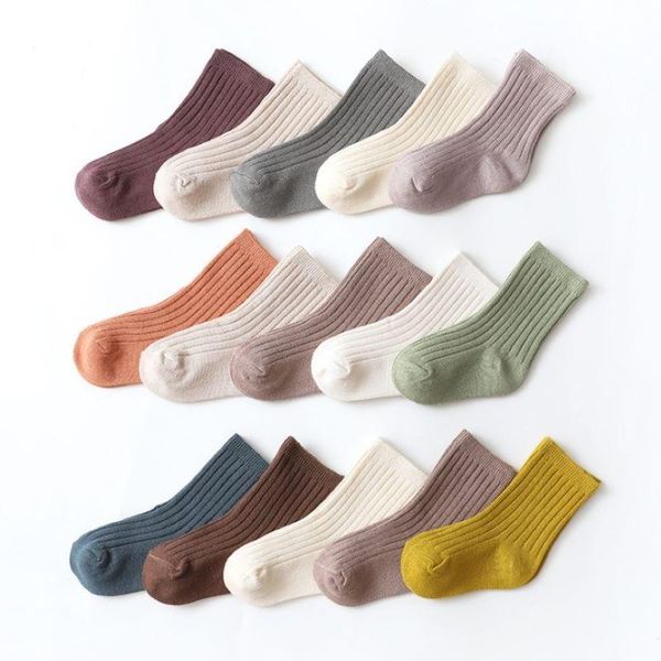 

5pairs/lot newborn baby girls socks sping comfort cotton newborn socks kids boy for 0-8 years baby clothes accessories, Pink;yellow