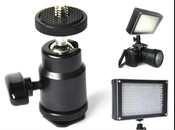

tripod heads 1/4" mini all-metal ball-head bracket/holder/mount for camera flash
