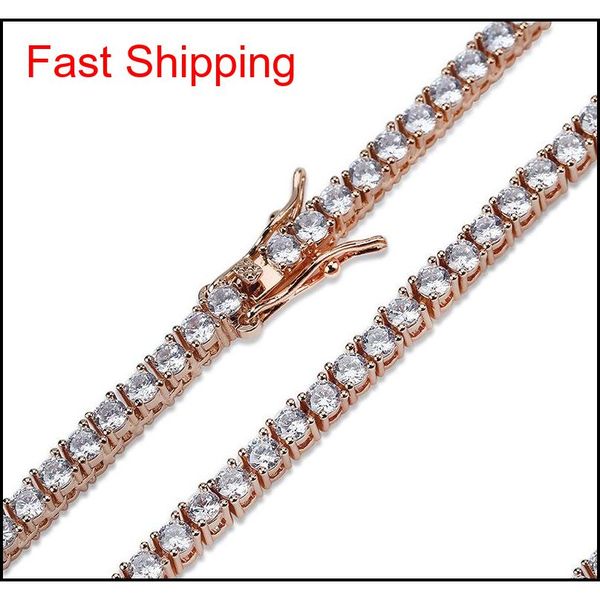 

european and american tennis chains hip-hop tide men's bracelet zircon-microencased m br qyllxy dh_seller2010, Golden;silver