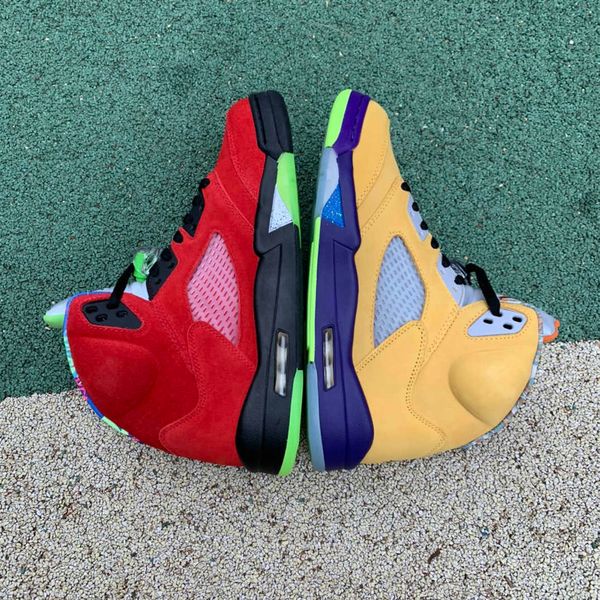 

red yellow basketball shoes 5s mens jumpman 5 what the fashion sneakersd7ud