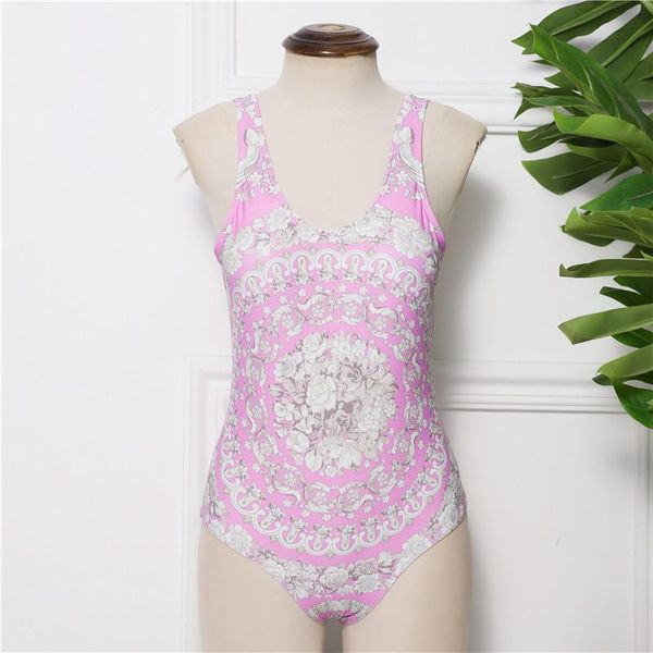 

women one piece swimsuit design swimwear beach bikini lady bathing suit 6012
