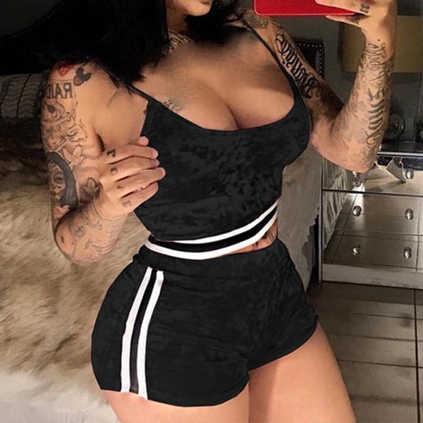

ladies new yoga set fashion women striped patchwork yoga suits with white edge workout sports athletic shorts set a20, White;red