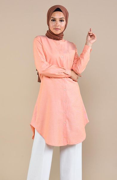 

women's blouses & shirts minahill orange tunic 2484-21, White