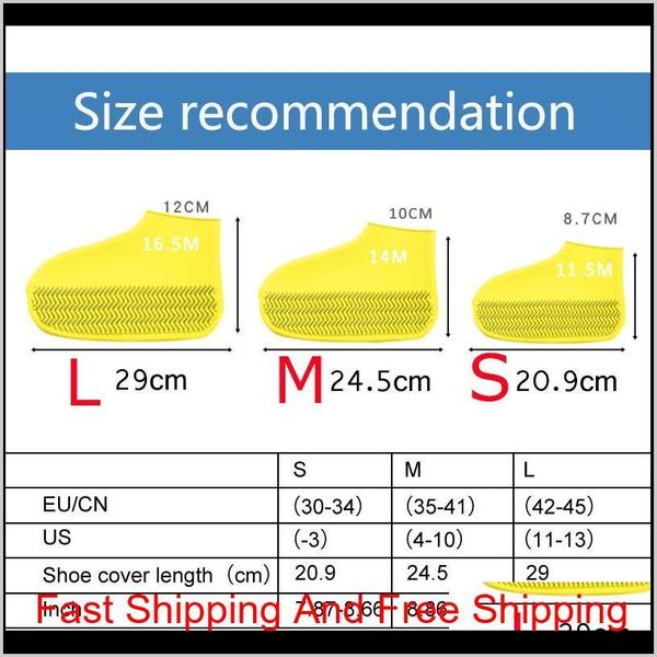 

reusable waterproof sile shoes cover rainproof boots non-slip overshoes thick wear-resistant portable o qylwsh bdesports