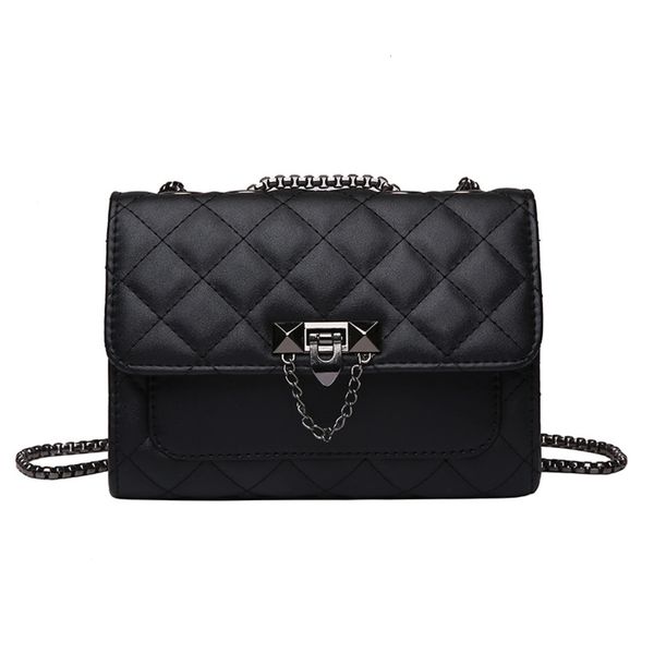 

fashion 2021 spring new korean women's single shoulder fashion lingge chain bag