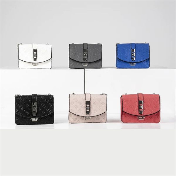 

new g-shaped metal printing bag style single shoulder messenger solid candy bag