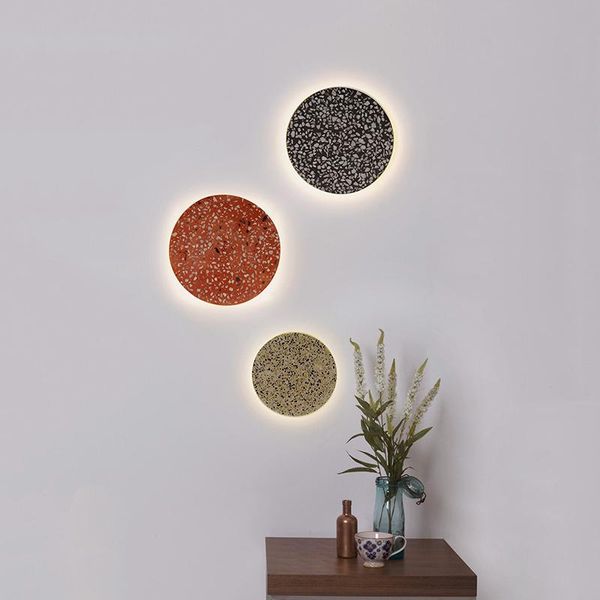 

zisiz post modern stone led wall lamp for living room luxury sconce wall lamp lustre lighting fixture home indoor