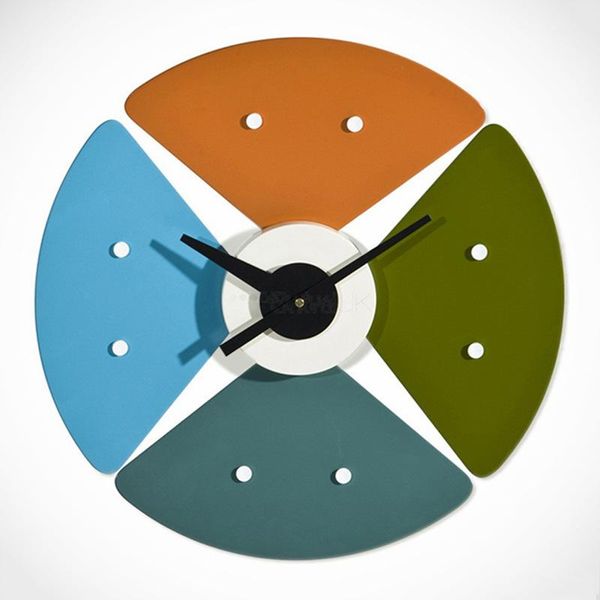 

wall clocks 2021 northern european modern designer solid wood christmas decoration