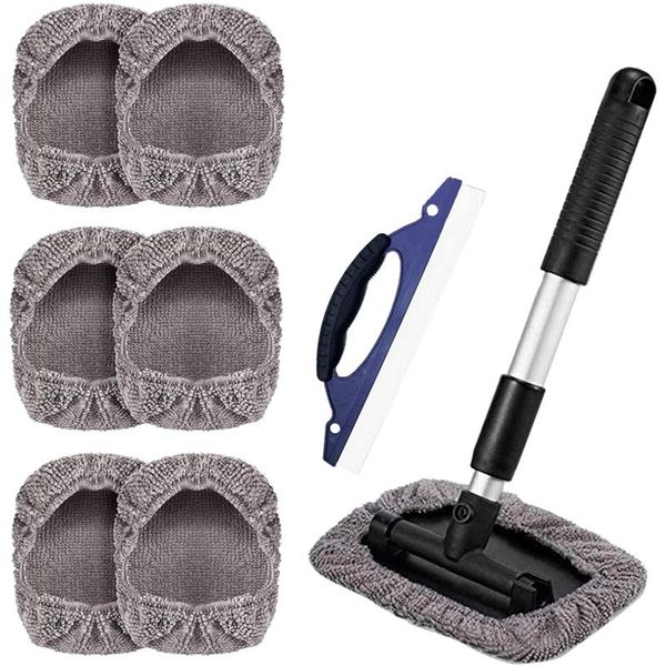 

car sponge windshield cleaner brush set cloth covers silicone water scraper blade inside window glass cleaning tools
