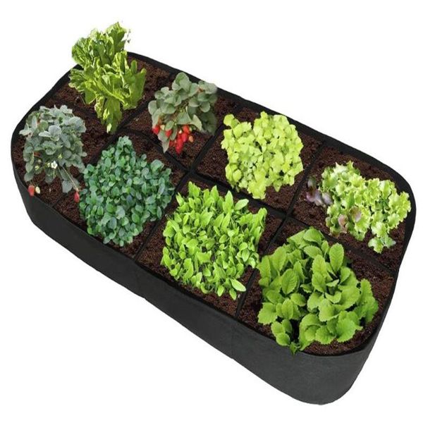 

1 pcs thicken durable 180 x 90 x 30cm felt reusable garden plant bags for vegetable tomato potato carrot grow bags