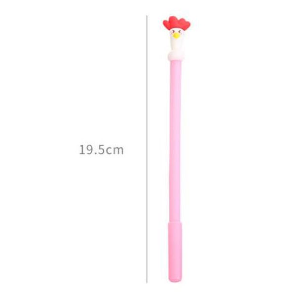 

1pcs red cock pennen leuke stationary 0.5mm new student novelty cartoon gel pen kawaii school supplies