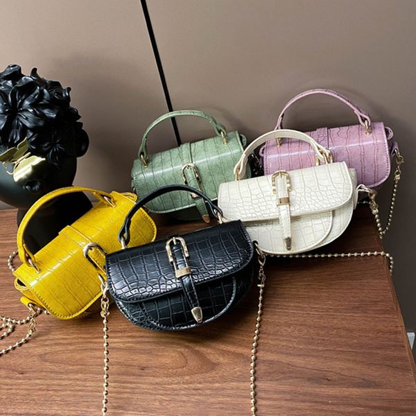 

handbag mini bag women's 2021 fashion versatile ins messenger chain one shoulder saddle portable