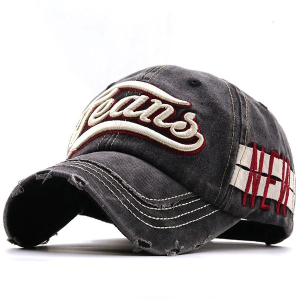 

ball cap old denim hat washed men's and women's outdoor casual baseball 3d embroidery spring autumn, Blue;gray