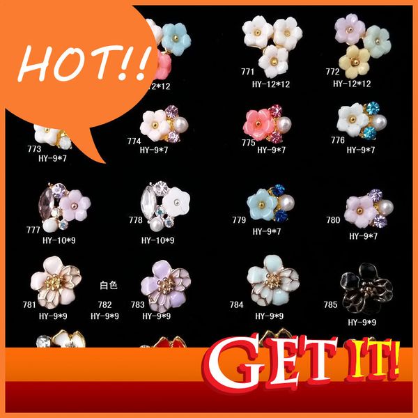 

nail accessories alloy japanese flower nail drill drill yiwu batch, Silver;gold