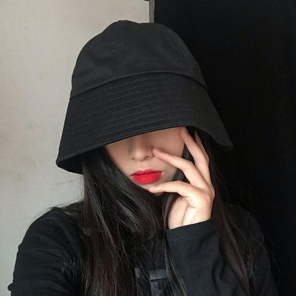 

wide brim hats spring and summer basin hat net red korean bucket cover fisherman's female sun visor, Blue;gray