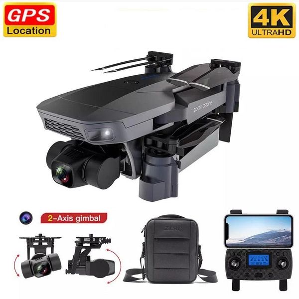 

drones sg907pro gps drone with 4k hd dual camera professional 2-axis gimbal 5g wifi rc foldable quadcopter toy gift