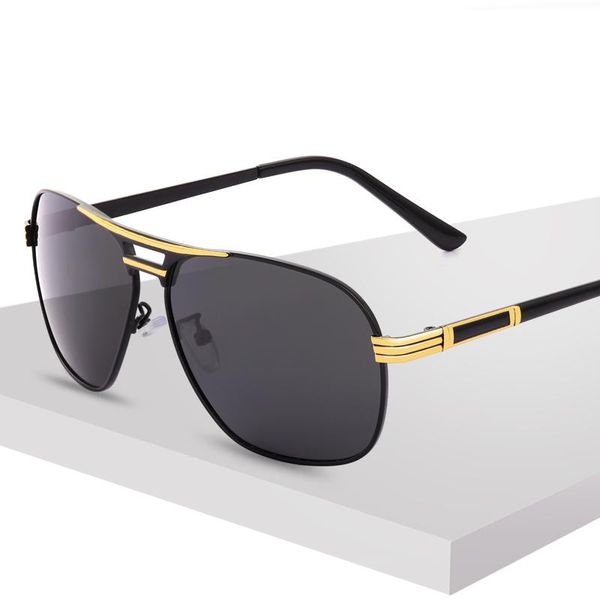 

sunglasses vintage pilot men polarized brand sun glasses men/women driver accessories gafas de sol para hombre, White;black