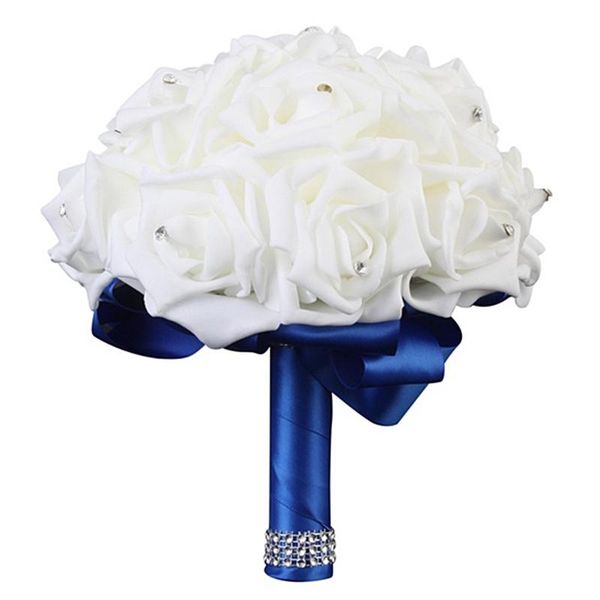 

decorative flowers & wreaths wedding craft garden home office bridesmaid bridal bouquet party decor lightweight valentines day foam artifici