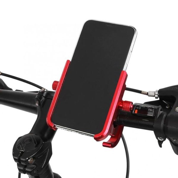 

car & truck racks bike motocycle phone holder cnc aluminum alloy smartphone support 180 rotation mount bracket for 20-28mm handlebar