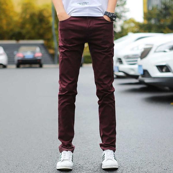 

men's pants plus size 28-46 casual trousers cotton staright baggy streetwear clothing spring autumn, Black