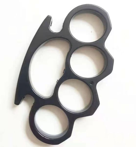 

new gilded thick 13mm steel brass knuckle duster color black plating silver hand tool clutch 4 5qd ww13186